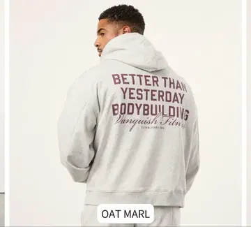 vanquish fitness 오버 사이즈 후드 맨투맨