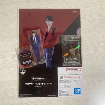 SEVENTEEN 정한 클리어 파일 아크릴 스탠드 카드