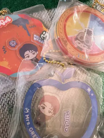 미세스 제일복권 E상 아크릴 참 와카이 씨(히로파) 3종 세트