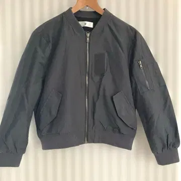 그레이 점퍼 블루종 면 100%