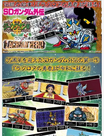 SD 건담 라크로아의 용사 피규어