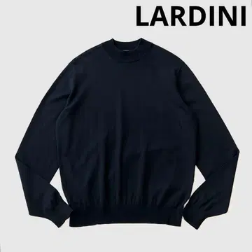 LARDINI 라르디니 모크넥 하이 게이지 코튼 니트