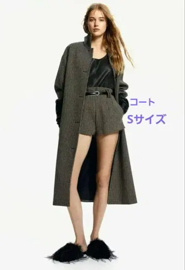 H&M 울 블렌드 맥시 코트 S