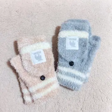 새상품 MOZ 2세트 핑거리스 후드 부착 그로브 택 없음