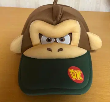 돈키콩 캐릭터 모자 DK 로고 포함