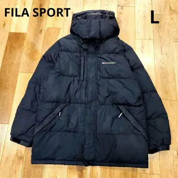 휠라 스포츠 FILA SPORT 블랙 다운 자켓 L