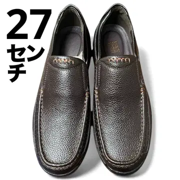 [미사용 새상품] 다크 브라운 가죽 로퍼