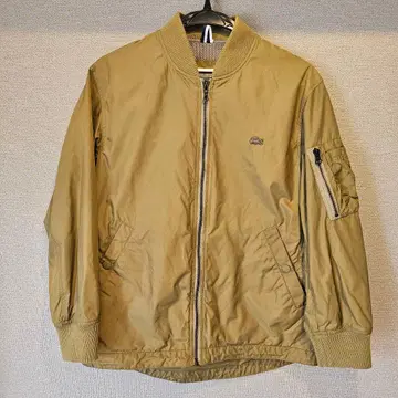 라코스테 나일론 블루종 MA-1 스타일 카키