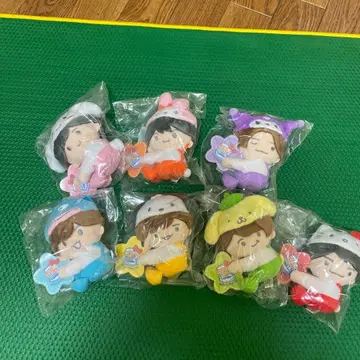 나니와단시 산리오 콜라보 인형 7개 세트