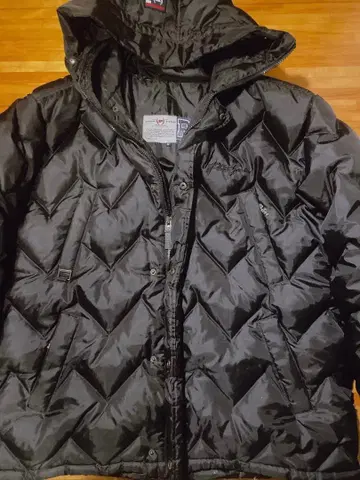 PHATFARM 블랙 다운 자켓 XL