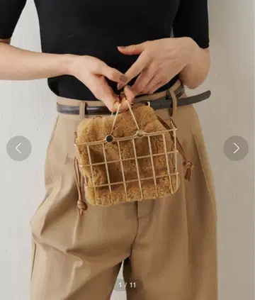 새상품 자케티 ZANCHETTI 마켓백 MARKETBAG 브라운