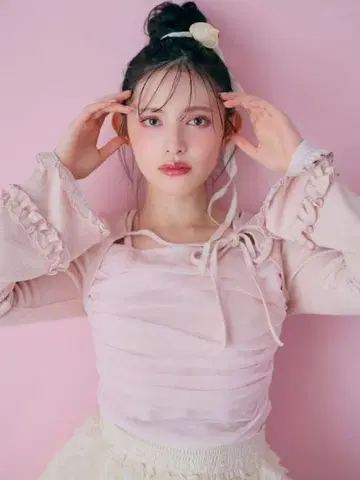 Rilly emulie Bust Gather Tulle Tops