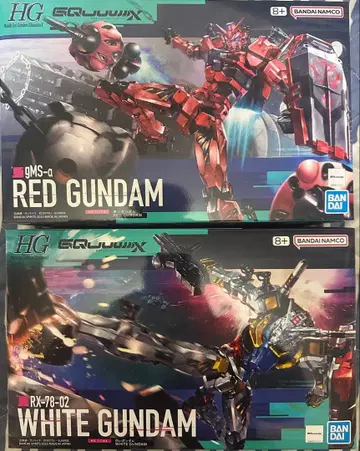HG GMS-Q 빨간 건담 & RX-78-02 화이트 건담