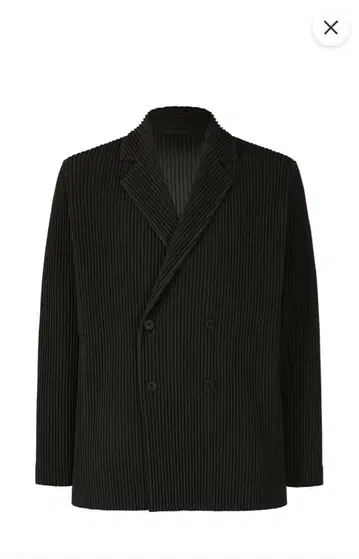 옴므 플리세 테일러드 플리츠 블랙