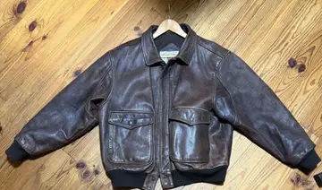 JOHN ASHFORD 가죽 자켓 L 브라운