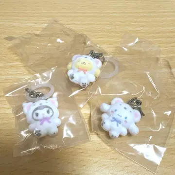 봉투 미개봉 메지루시 액세서리 산리오 포근포근 스노우 3종 세트