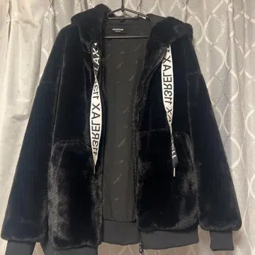 1PIU1UGUALE3 블랙 플리스 자켓