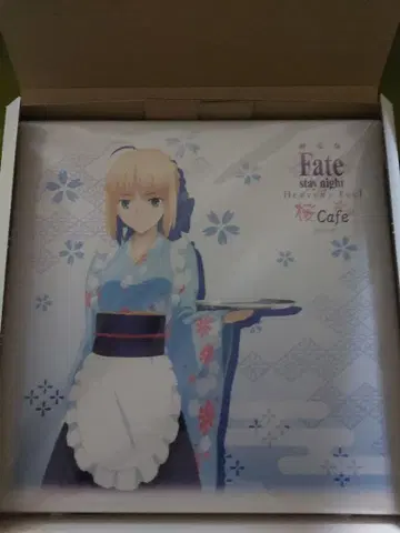 Fate/stay night 세이버 벚꽃 카페 캔버스 아트