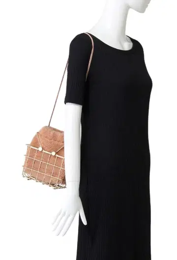 새상품 자케티 ZANCHETTI 마켓백 MARKETBAG 피치