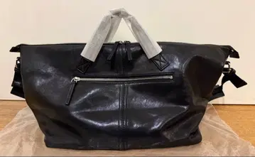 PRY 슈트 레더 프론트 집 트래블 백