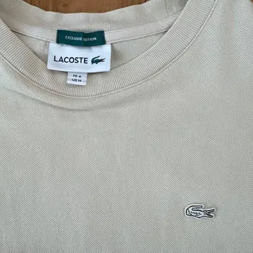 라코스테 긴팔 티셔츠 베이지