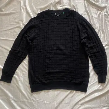 G-STAR RAW 블랙 니트 스웨터 XXL