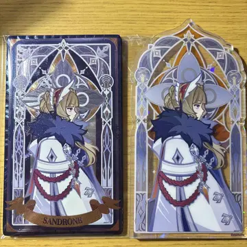 산드로네 꼭두각시 홀로그램 카드 아크릴 스탠드