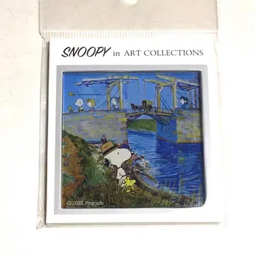 고흐전 스누피 아크릴 마그넷 [아를의 도개교] SNOOPY