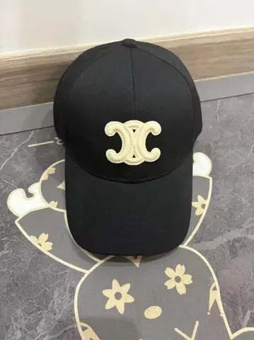 미사용 새상품 로고 야구 모자 블랙