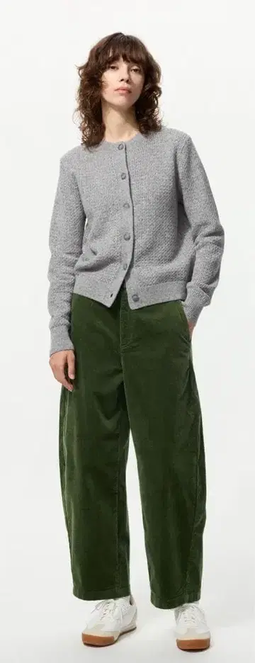 유니클로 코듀로이 커브 팬츠 짧은 기장