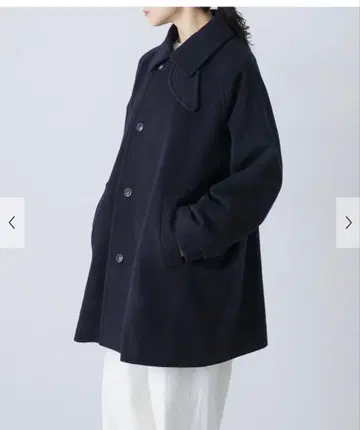 택 포함 새상품 카구레 울 싱글 P코트 어반 리서치 도어스