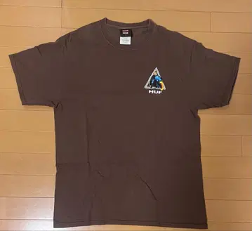 HUF 마블 콜라보 티셔츠 L 브라운