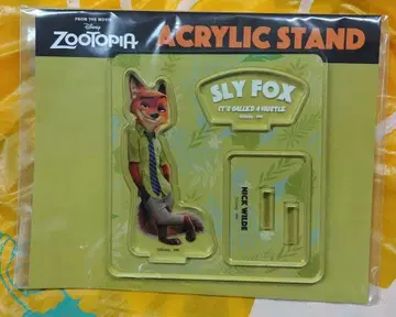 주토피아 닉 와일드 아크릴 스탠드 키디랜드 디즈니 새상품