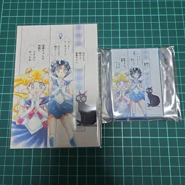 세일러문 카페 엽서 아크릴 블록 머큐리