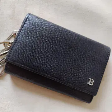 BALLY 발리 6연 엠보싱 주름 천연 가죽 이탈리아제