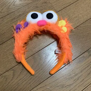 오렌지색 캐릭터 머리띠