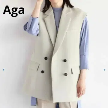 스콧 클럽 야마다야 aga 트리플 크로스 더블 자켓 베스트