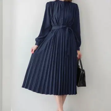 허리 리본 파티 드레스 새상품