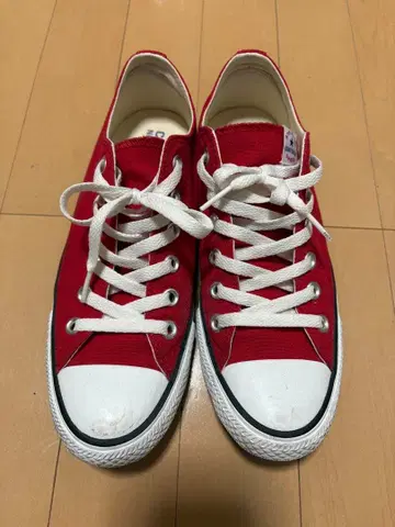 CONVERSE NEXSTAR 레드 스니커즈 24.5cm