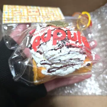 말랑말랑 순수 진흙 M 사이즈 아이스 초코 토스트 타바스코 스퀴즈