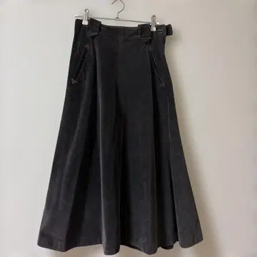 랄프 로렌 코듀로이 롱 스커트