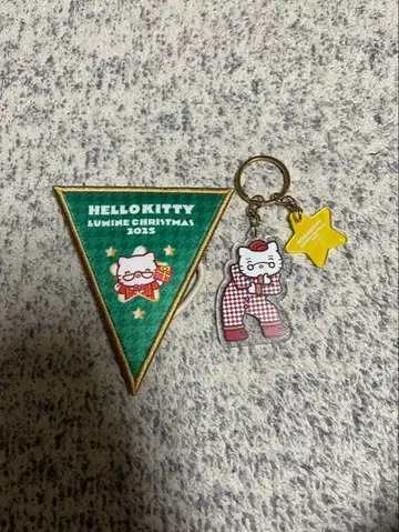 헬로키티 루미네 크리스마스 2025 키링 가랜드 세트