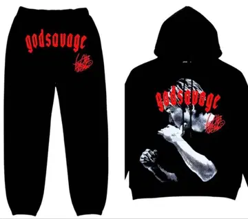 [ 한정판 콜라보 ] godsavage 셋업 아사쿠라 미쿠루