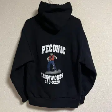 90s USA CAMBER 캠버 안감 기모 기업 후드티 M