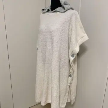 젤라피케 후드 부착 판초 초코 민트