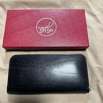 신진 공방 SINSIN 바타르 블랙 장지갑 박스 포함