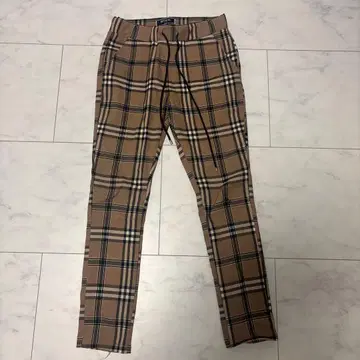 [ 새상품급 ] RTEG 아담스 저글러 체크 무늬 슬림핏 팬츠 S