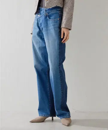 랩 데님 팬츠 윔 가젯