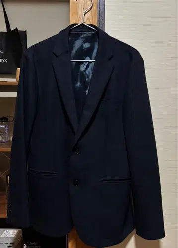 테일러드 자켓 남성용 네이비 무지 심플