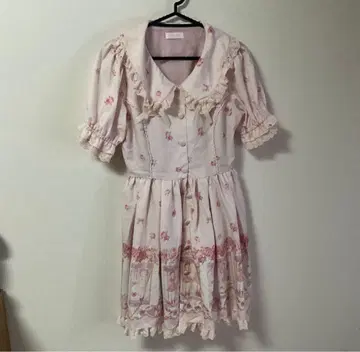 리즈리사 꽃무늬 프릴 원피스 리즈리사 양산형